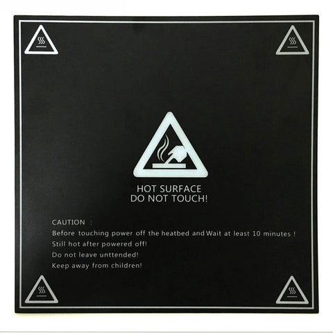 HICTOP 3pcs Sheet build for 3D printer hot bed 214 mm * 214 mm 2 pieces ABS / PLA compatible