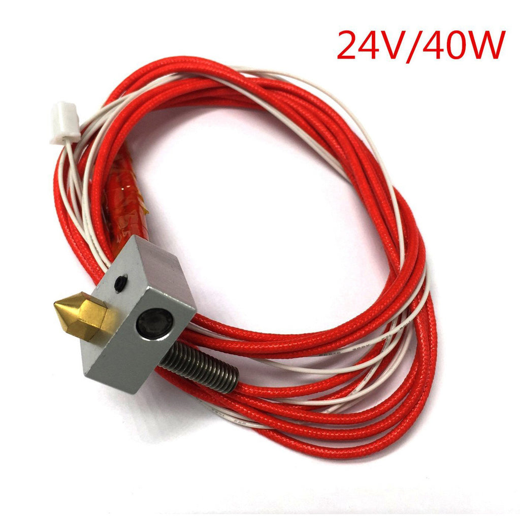 HICTOP Assembled Extruder 3D Printer 1.75mm Filament, 0.4mm Nozzle, 24V 40W Heater, NTC Thermistor