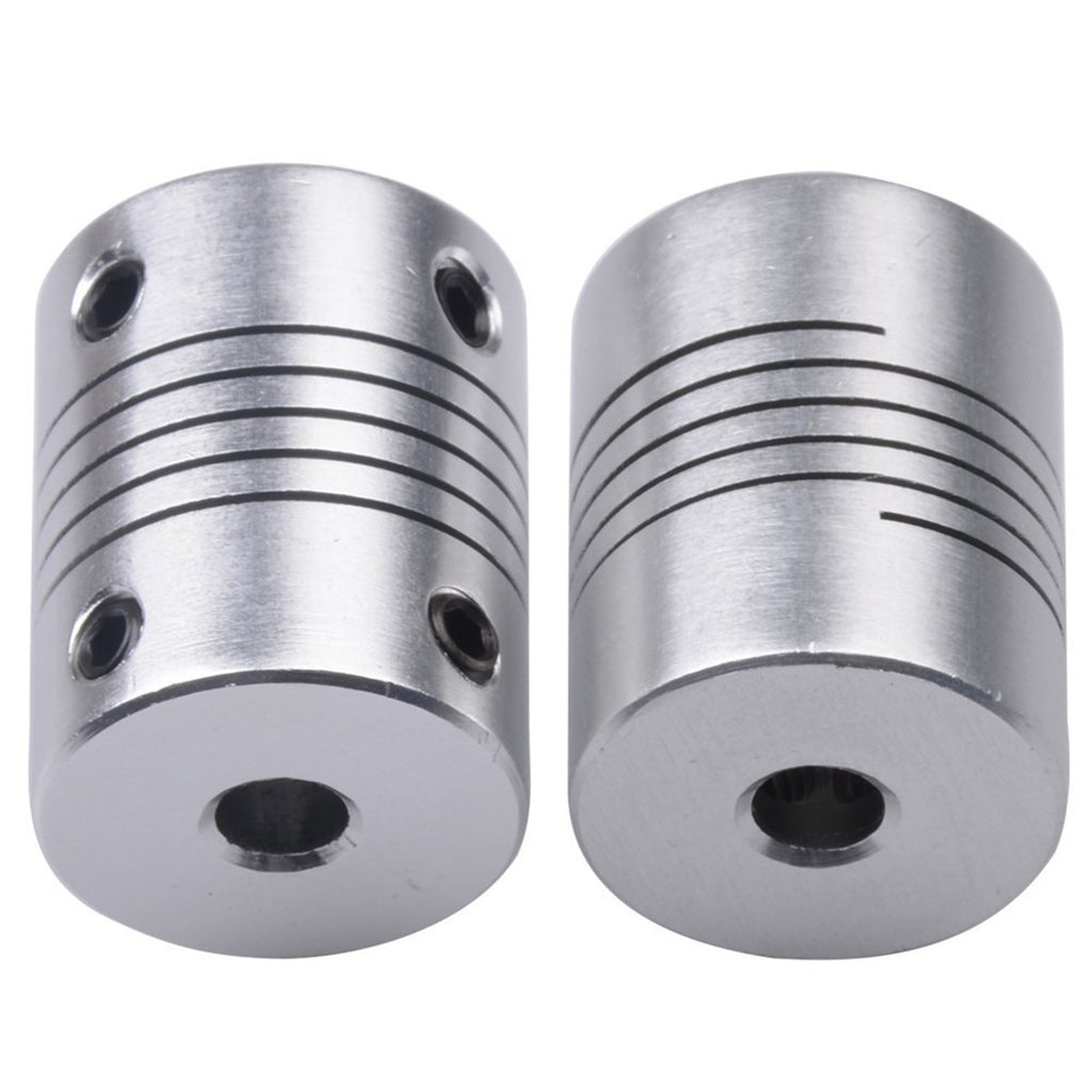 HICTOP 2pcs Flexible Couplings 5mm to 8mm NEMA 17 Shaft Coupler for RepRap 3D Printer Prusa i3 or CNC Machine