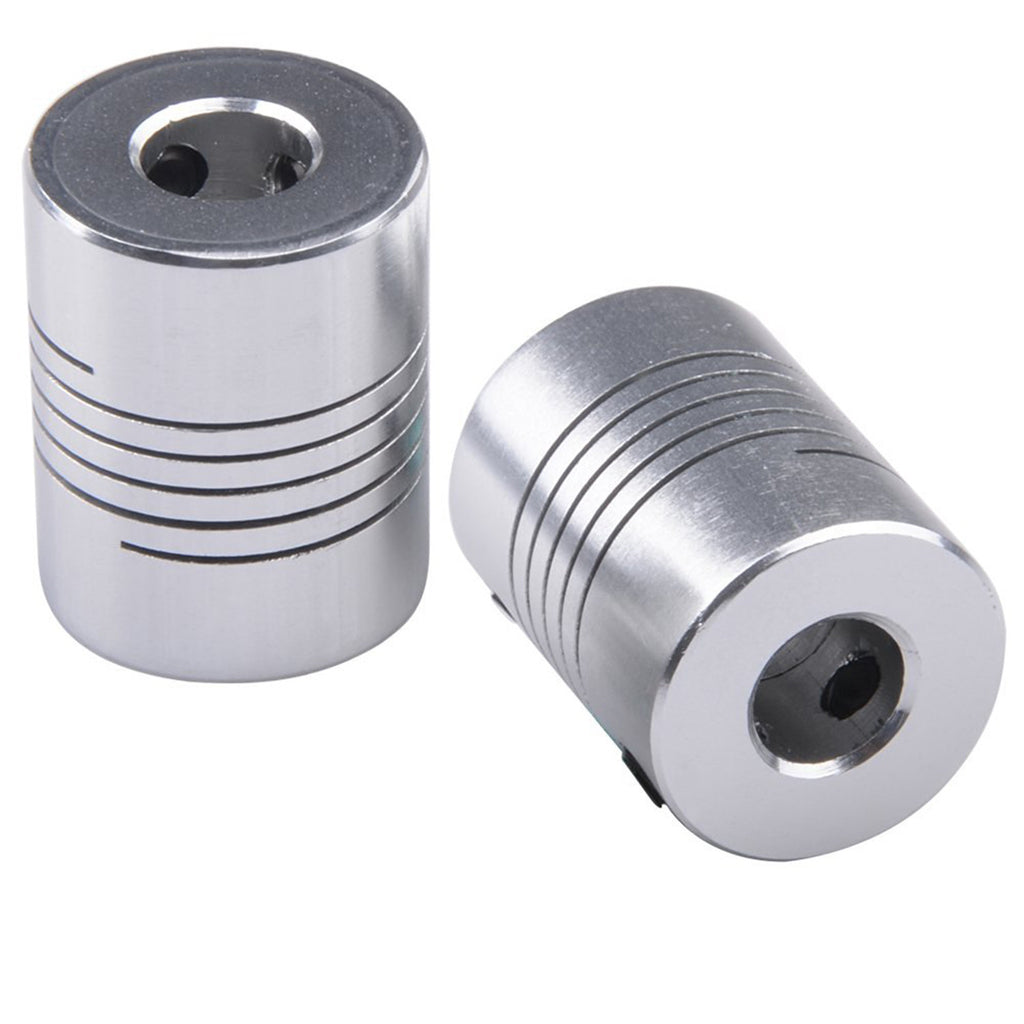 HICTOP 2pcs Flexible Couplings 5mm to 8mm NEMA 17 Shaft Coupler for RepRap 3D Printer Prusa i3 or CNC Machine